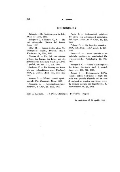 Archivio italiano di medicina sperimentale