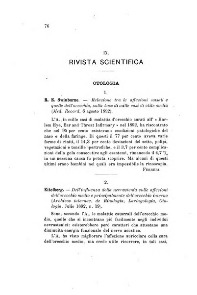 Archivio italiano di otologia, rinologia e laringologia