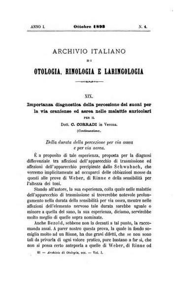 Archivio italiano di otologia, rinologia e laringologia