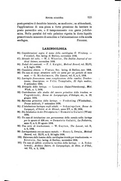 Archivio italiano di otologia, rinologia e laringologia