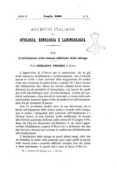 Archivio italiano di otologia, rinologia e laringologia