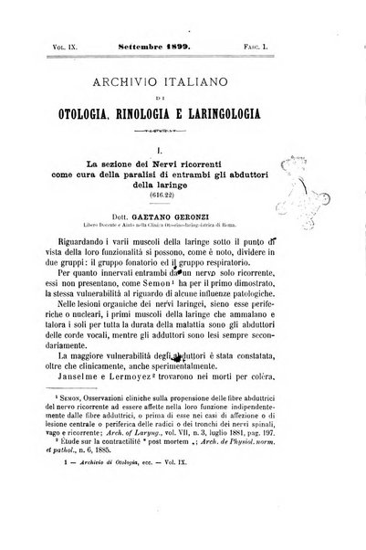 Archivio italiano di otologia, rinologia e laringologia