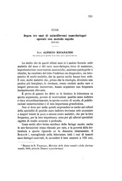 Archivio italiano di otologia, rinologia e laringologia