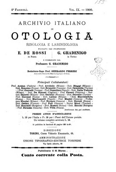 Archivio italiano di otologia, rinologia e laringologia