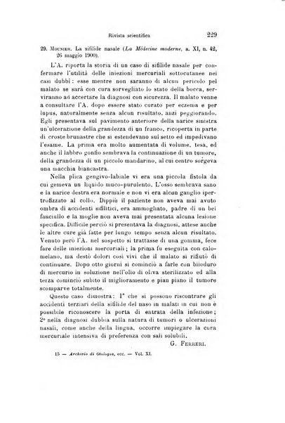 Archivio italiano di otologia, rinologia e laringologia