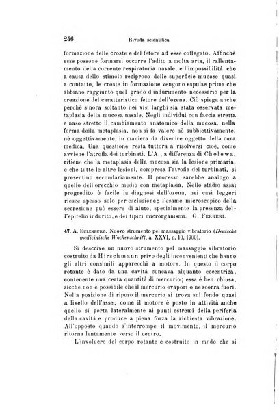 Archivio italiano di otologia, rinologia e laringologia