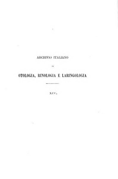 Archivio italiano di otologia, rinologia e laringologia