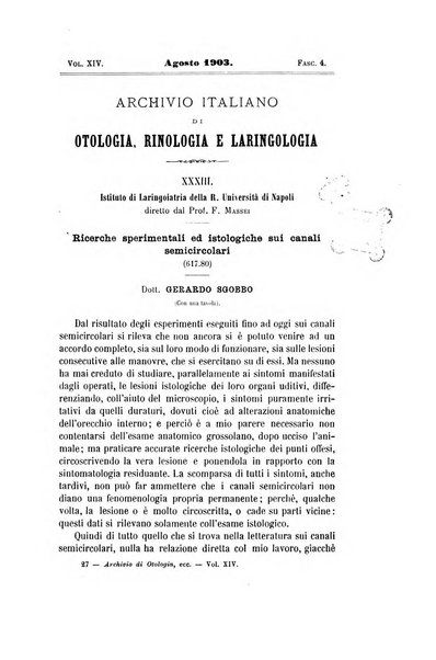 Archivio italiano di otologia, rinologia e laringologia