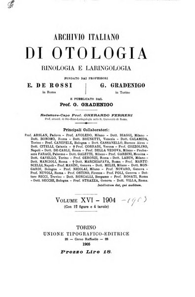 Archivio italiano di otologia, rinologia e laringologia