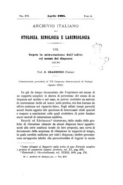 Archivio italiano di otologia, rinologia e laringologia