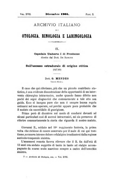 Archivio italiano di otologia, rinologia e laringologia