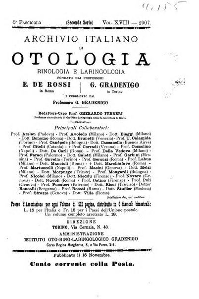 Archivio italiano di otologia, rinologia e laringologia