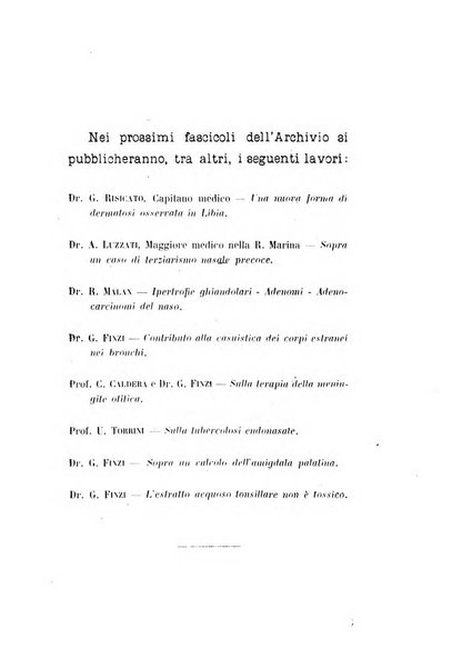 Archivio italiano di otologia, rinologia e laringologia