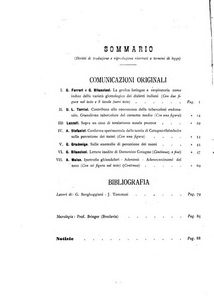 Archivio italiano di otologia, rinologia e laringologia