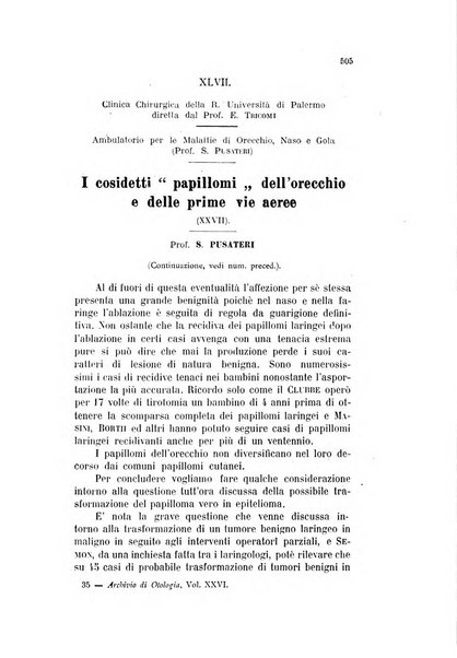 Archivio italiano di otologia, rinologia e laringologia