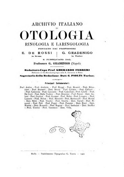 Archivio italiano di otologia, rinologia e laringologia