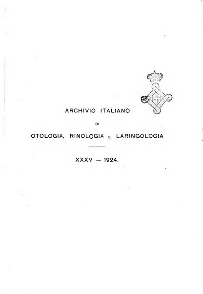 Archivio italiano di otologia, rinologia e laringologia