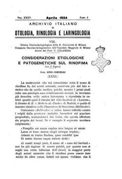 Archivio italiano di otologia, rinologia e laringologia