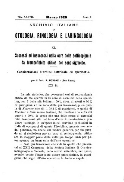 Archivio italiano di otologia, rinologia e laringologia