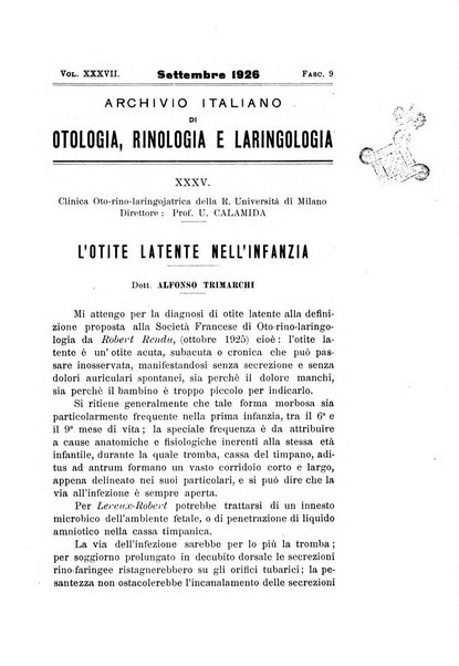 Archivio italiano di otologia, rinologia e laringologia