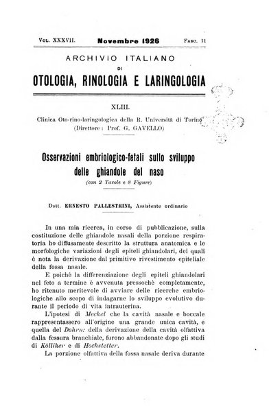 Archivio italiano di otologia, rinologia e laringologia