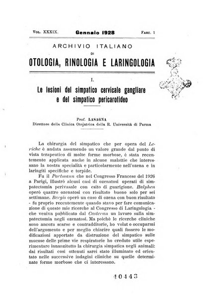 Archivio italiano di otologia, rinologia e laringologia