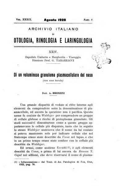 Archivio italiano di otologia, rinologia e laringologia