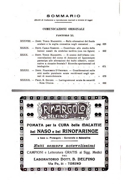 Archivio italiano di otologia, rinologia e laringologia