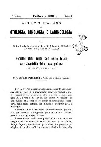 Archivio italiano di otologia, rinologia e laringologia