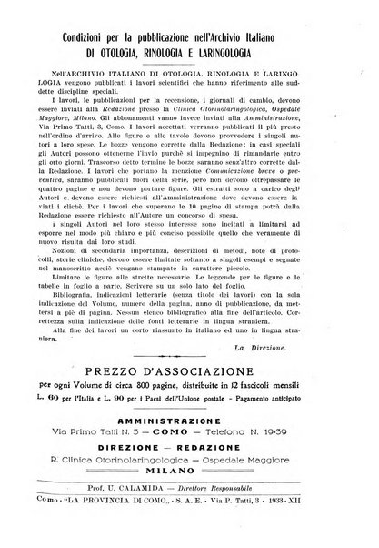 Archivio italiano di otologia, rinologia e laringologia