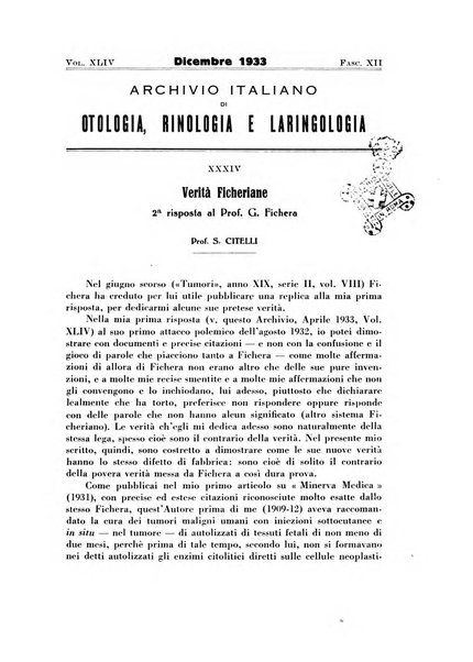 Archivio italiano di otologia, rinologia e laringologia