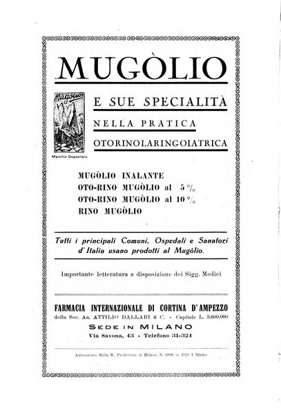 Archivio italiano di otologia, rinologia e laringologia