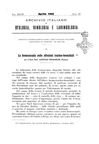 Archivio italiano di otologia, rinologia e laringologia