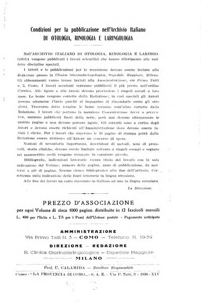 Archivio italiano di otologia, rinologia e laringologia