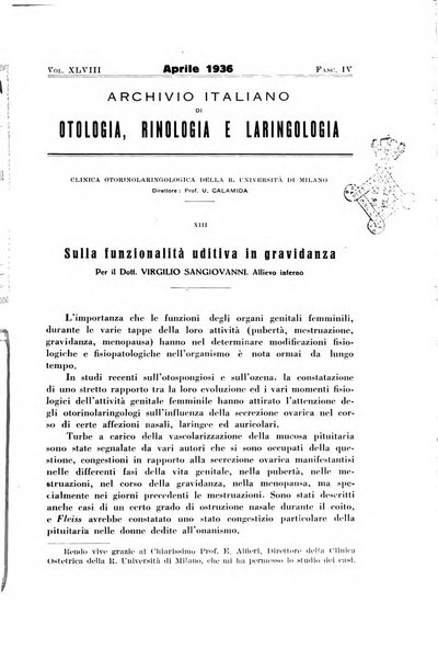 Archivio italiano di otologia, rinologia e laringologia