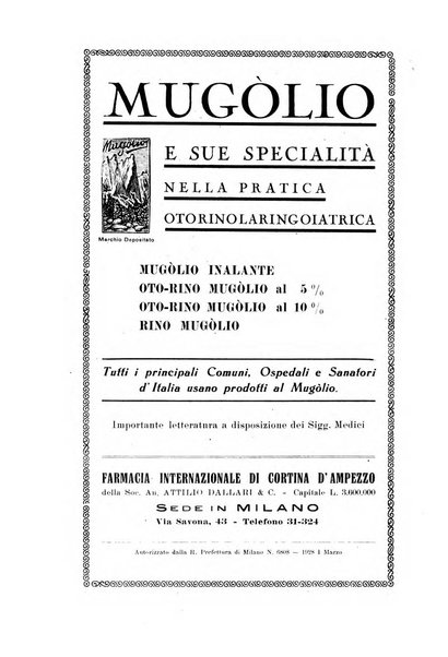 Archivio italiano di otologia, rinologia e laringologia