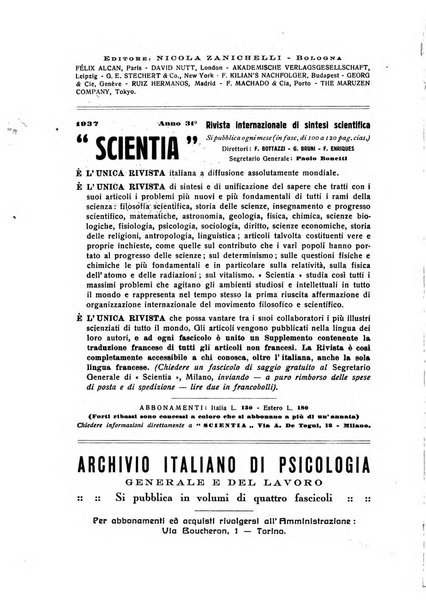 Archivio italiano di psicologia generale e del lavoro