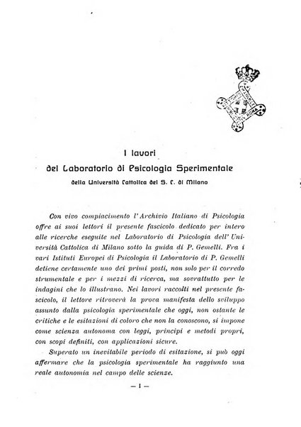 Archivio italiano di psicologia generale e del lavoro