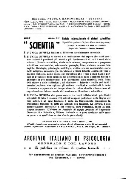 Archivio italiano di psicologia generale e del lavoro