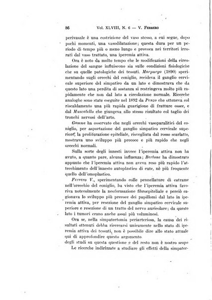 Archivio per le scienze mediche