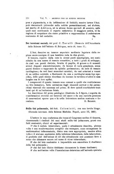 Archivio per le scienze mediche