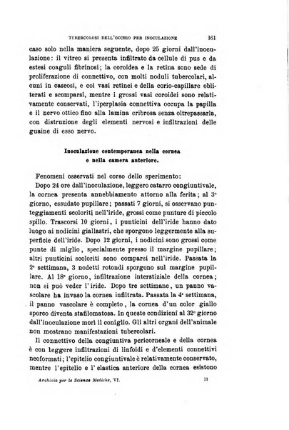 Archivio per le scienze mediche