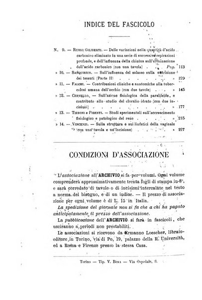 Archivio per le scienze mediche