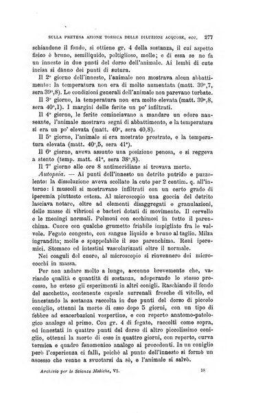 Archivio per le scienze mediche