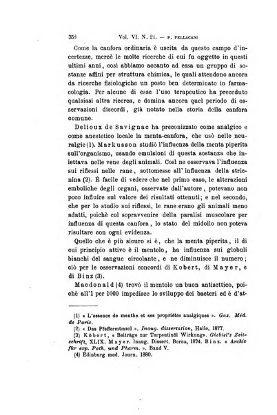 Archivio per le scienze mediche