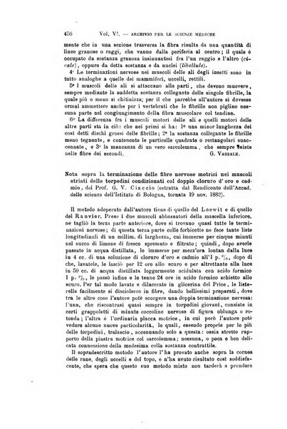 Archivio per le scienze mediche