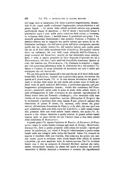 Archivio per le scienze mediche