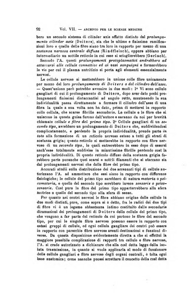 Archivio per le scienze mediche