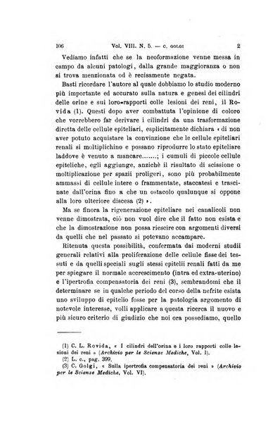 Archivio per le scienze mediche