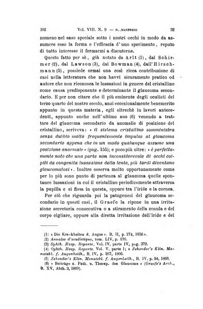 Archivio per le scienze mediche